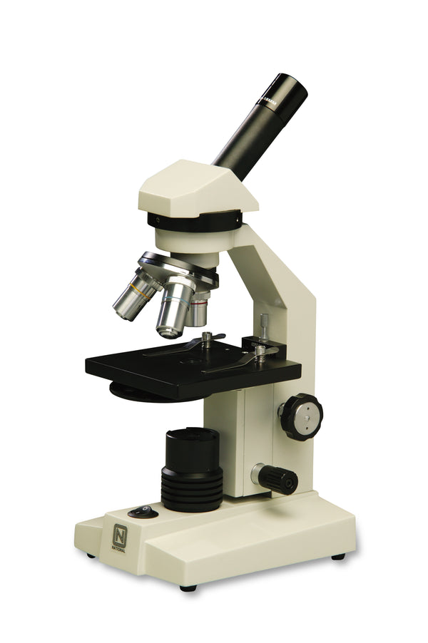 Compound LEDMicroscope for High School with Built-In Mechanical