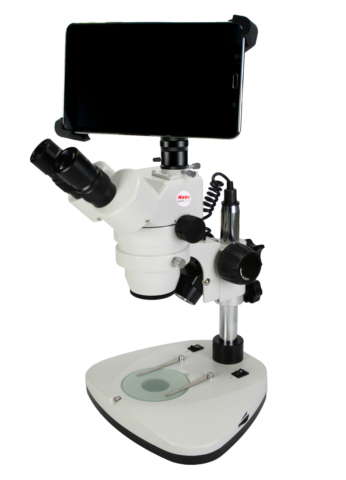 Zoom Stereo Microscope (1X-4X) with 8" Tablet - M29TZ-SM99CL-BTW1