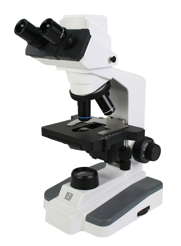 Parcentered Microscope University or Laboratory Compound Microscope with LED Illumination and ...